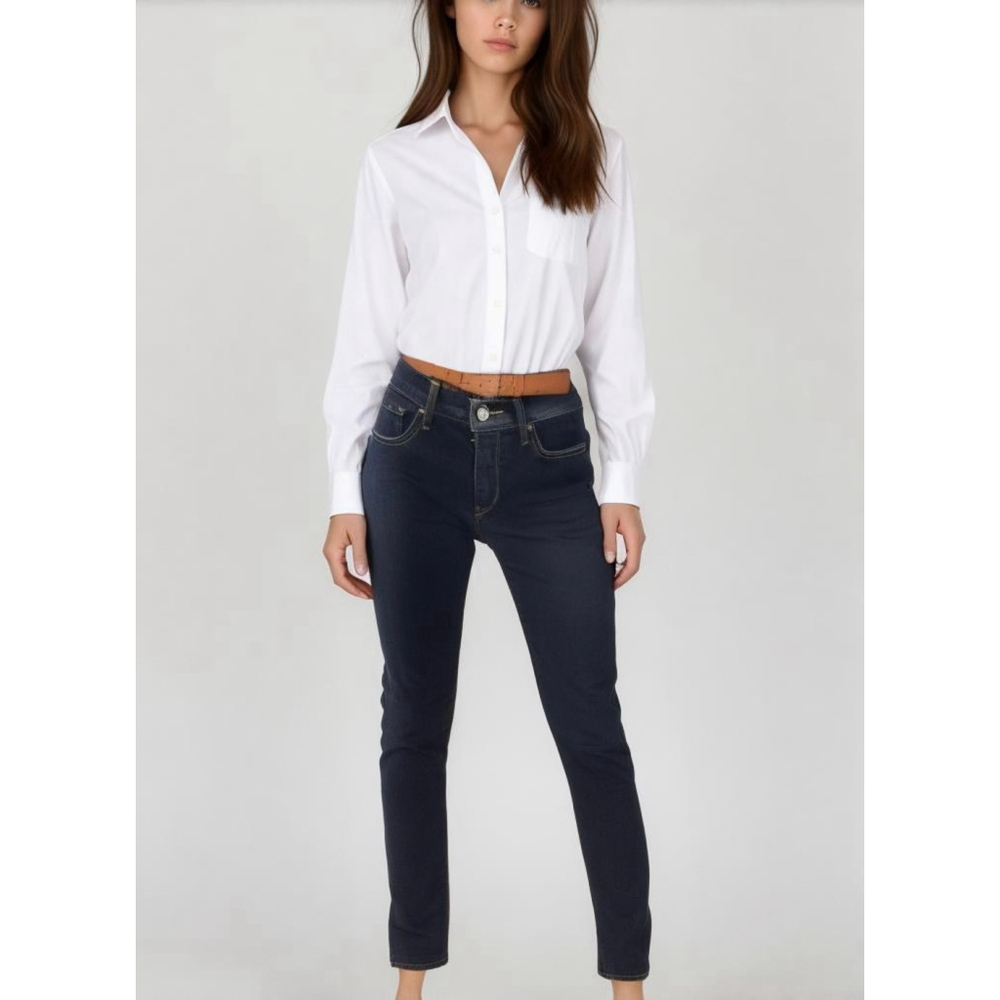 Levi's Women's Jeans Sz 30 Dark Wash Blue Denim Western Streetwear Preppy Grunge